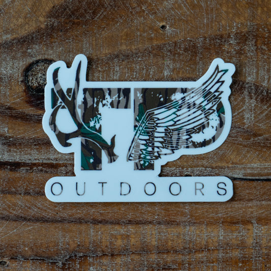 3" Green Leaf Logo Decal